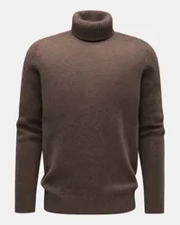 04651/ Rollkragenpullover 'Blended Turtle' graubraun Graubraun