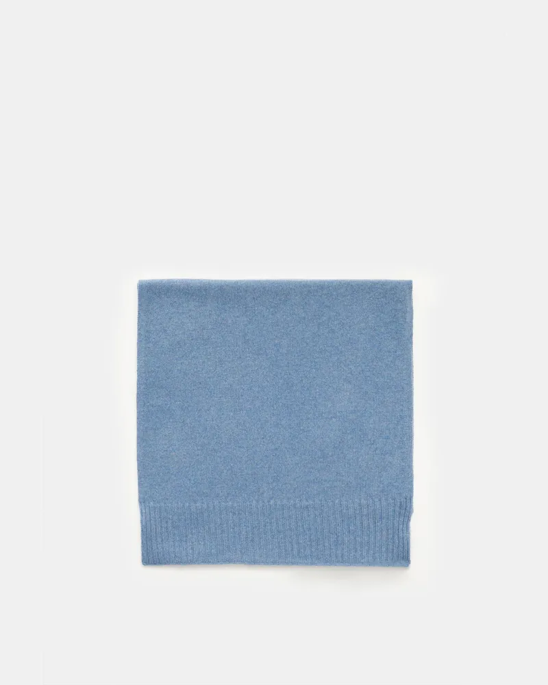 von BRAUN Herren - Cashmere Schal rauchblau Rauchblau