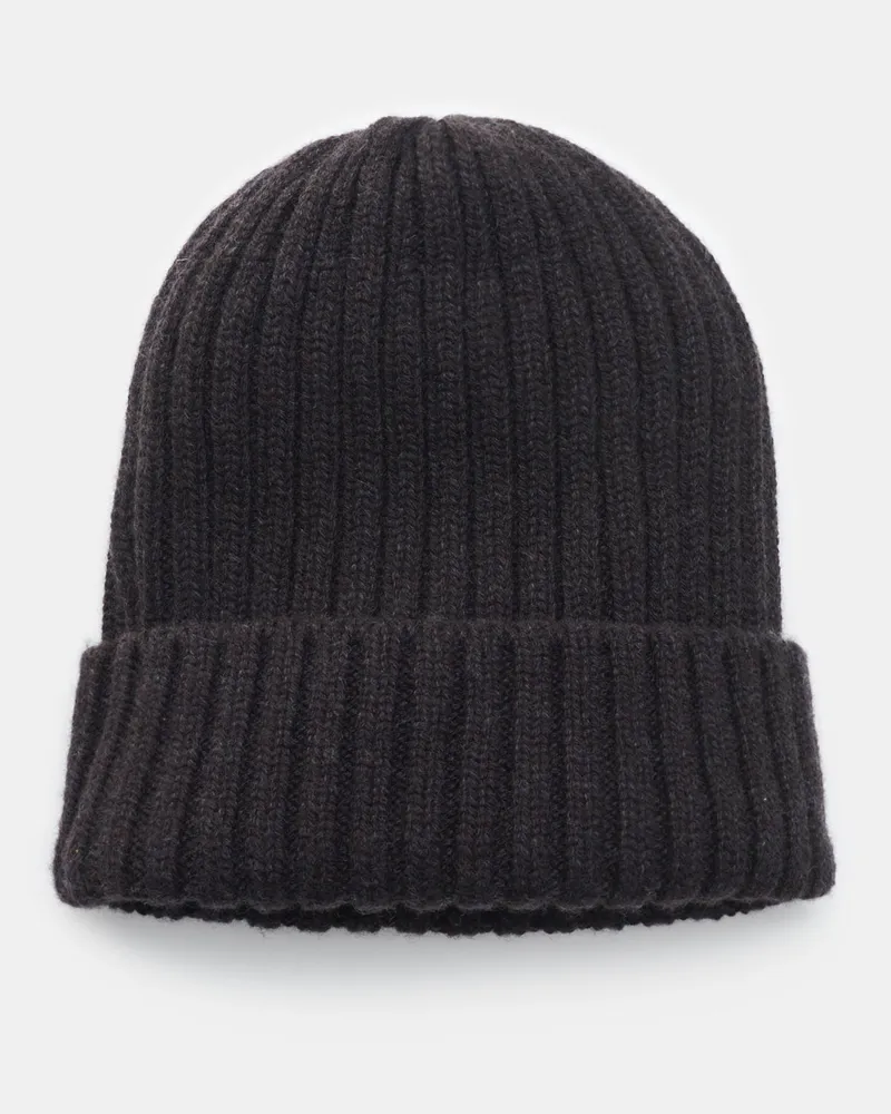 Fedeli Herren - Cashmere Mütze 'Bruno' dunkelbraun Dunkelbraun