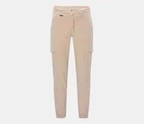 Herren - Cord-Jogpants 'Smart Cord Cargo' beige