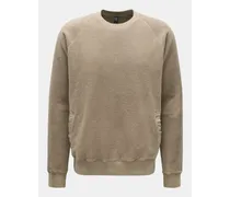 Fleece-Rundhals-Sweatshirt 'PF Crew' taupe