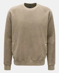 04651/ Fleece-Rundhals-Sweatshirt 'PF Crew' taupe Taupe