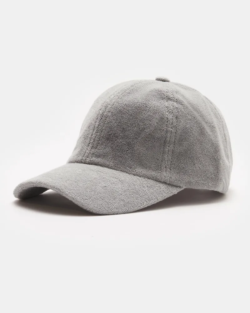 04651/ Herren - Frottee-Cap 'Oyster' hellgrau Hellgrau