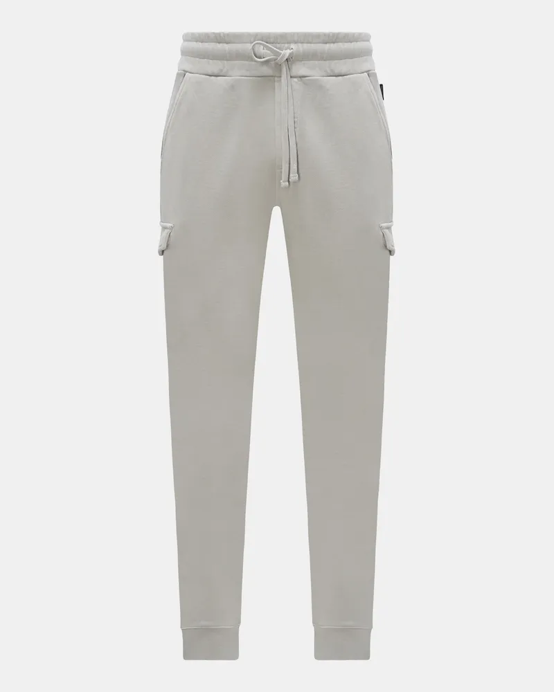 04651/ Herren - Cargo-Sweathose 'Cargo Pant' hellgrau Hellgrau