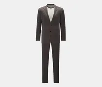Herren - Anzug 'Trofeo' graubraun kariert