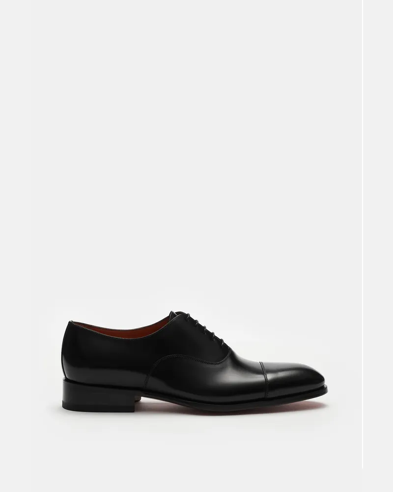 Santoni Herren - Oxford schwarz Schwarz
