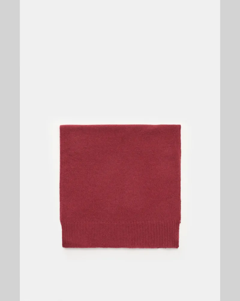 von BRAUN Herren - Cashmere Schal rot Rot