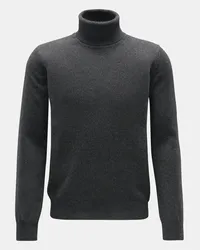 von BRAUN Cashmere Rollkragenpullover dunkelgrau Dunkelgrau