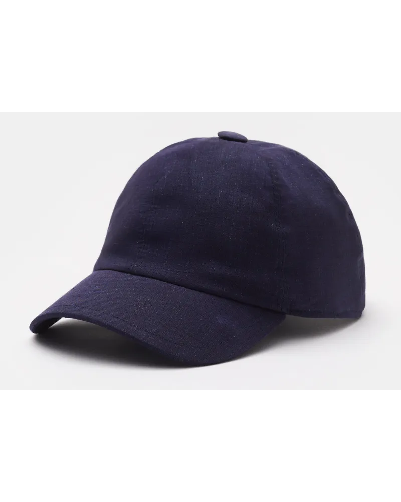 Fedeli Leinen-Baseball-Cap 'Land Lino' navy Navy