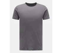 Rundhals-T-Shirt 'Lio' dunkelgrau
