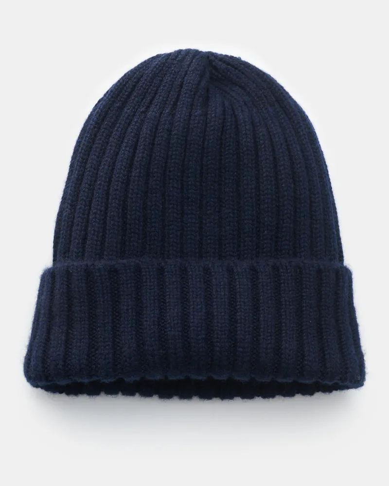 Fedeli Herren - Cashmere Mütze 'Bruno' navy Navy