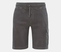 Herren - Fleece-Cargo-Shorts 'Oyster' grau
