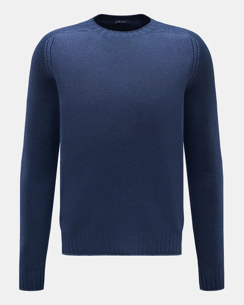 04651/ Herren - Rundhalspullover 'Foggy Crew' rauchblau Rauchblau