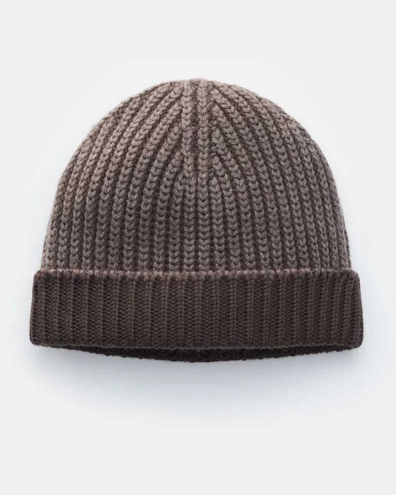04651/ Herren - Wollmütze 'Foggy Hat' graubraun Graubraun