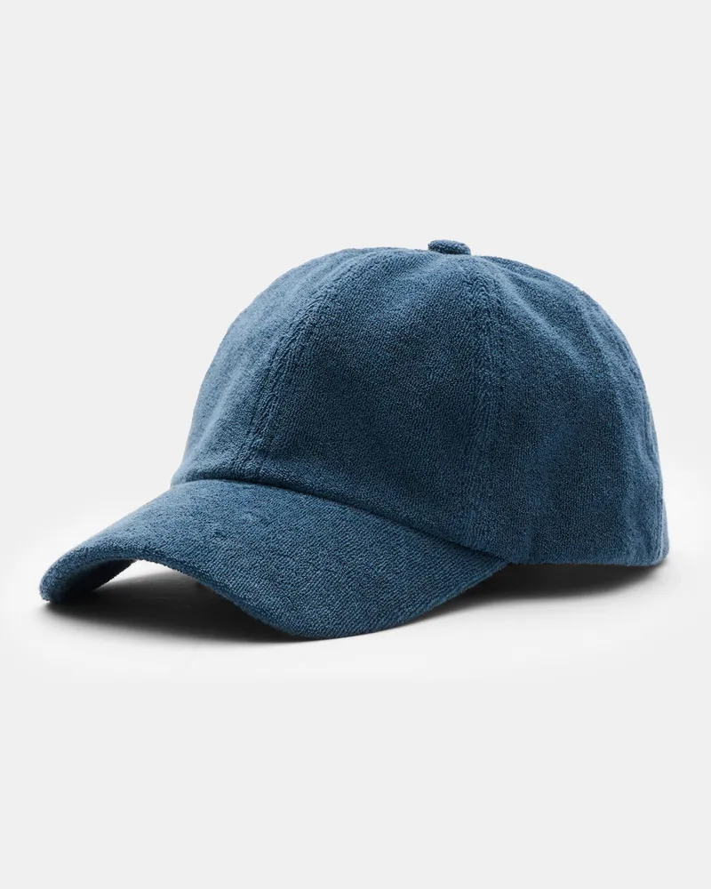 04651/ Herren - Frottee-Cap 'Oyster' graublau Graublau