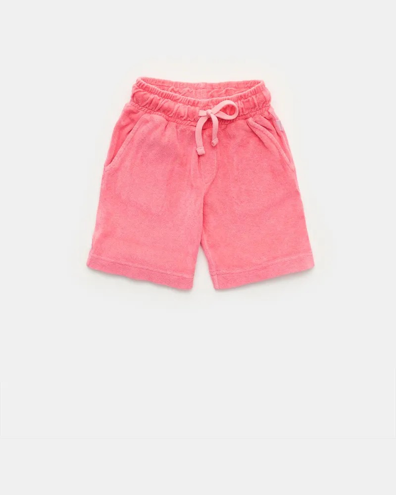 04651/ Herren - Kinder Frottee-Bermudas 'Kids Terry Bermuda' koralle Koralle
