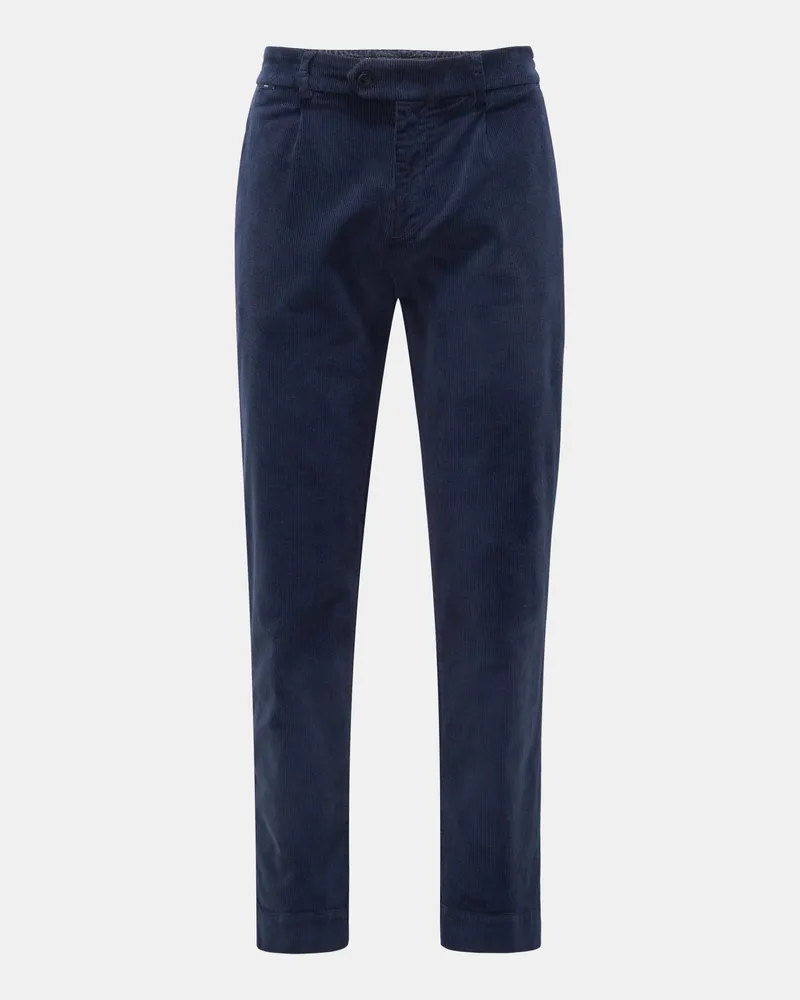 04651/ Herren - Cord-Jogpants 'Smart Pants Cord' navy Navy