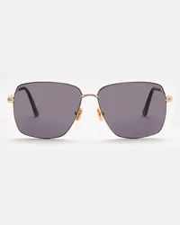 Tom Ford Sonnenbrille 'Pierre' gold/violett Gold