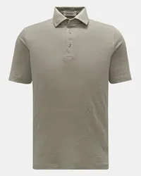 Filippo de Laurentiis Leinen Jersey-Poloshirt 'Jerlin' grau Grau