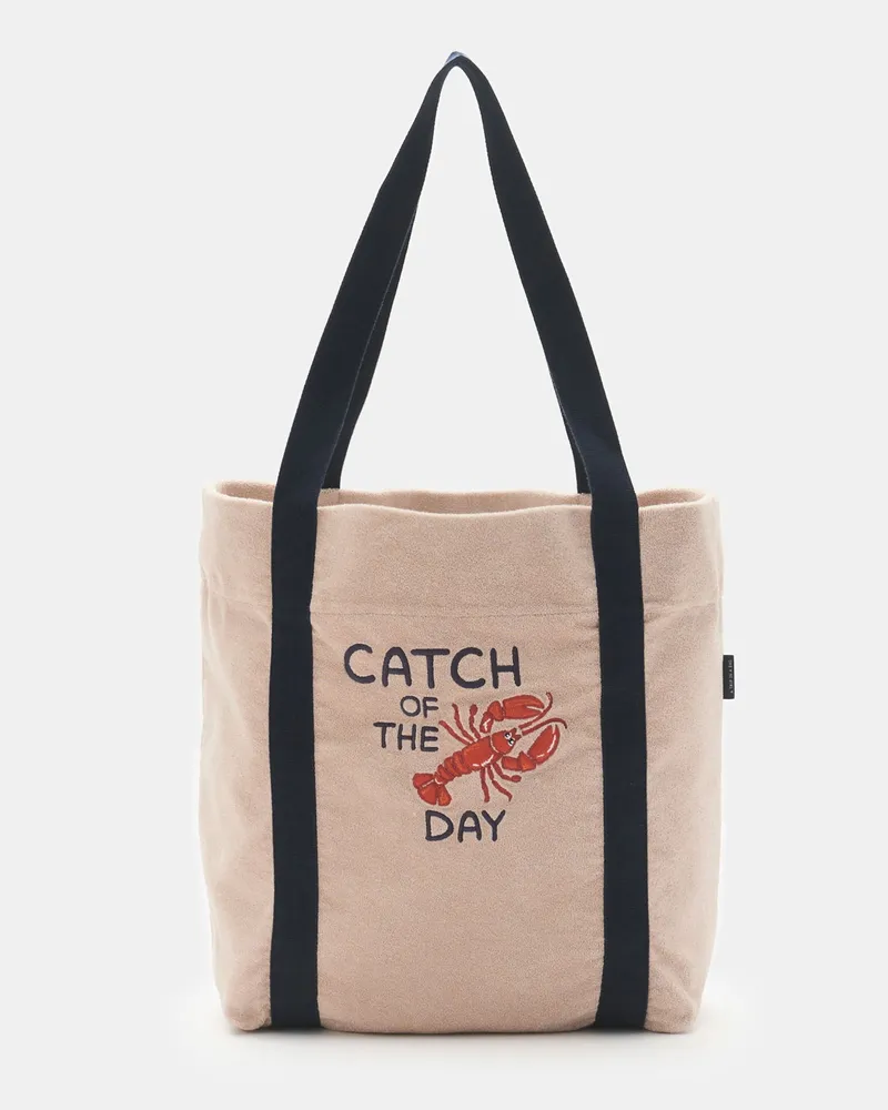04651/ Herren - Kids Frottee-Tote Bag 'Terry Bag' beige Beige
