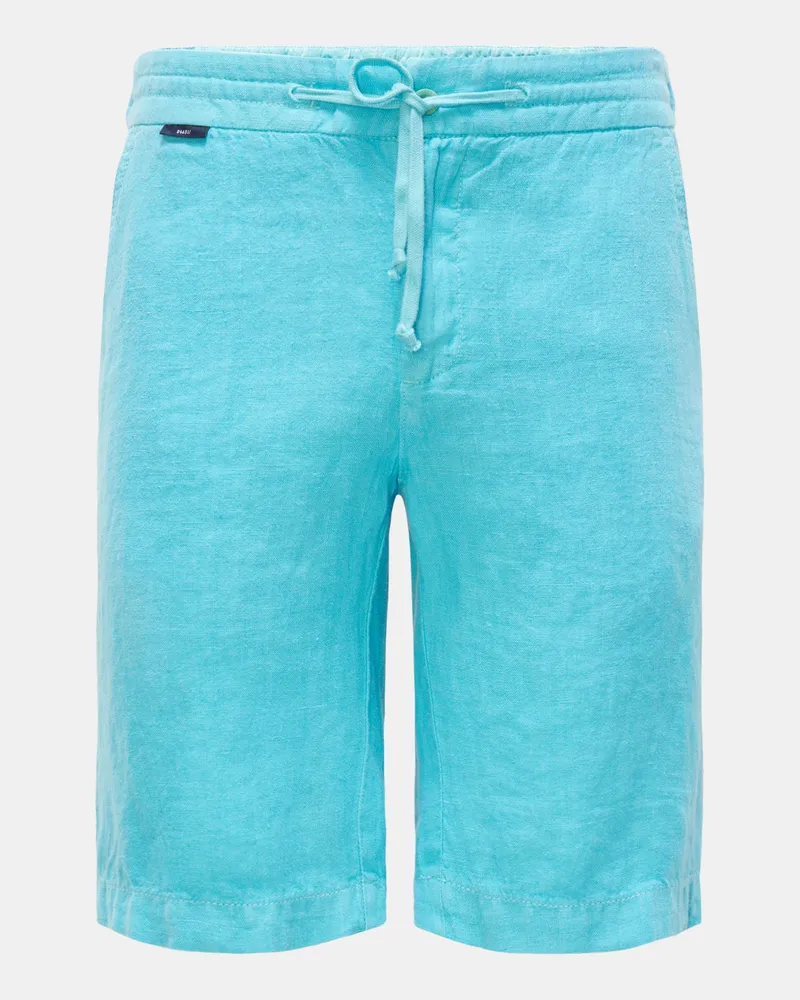 04651/ Herren - Leinen-Bermudas 'Linen Bermuda' türkis Türkis