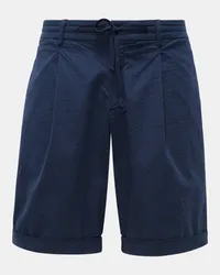 04651/ Seersucker-Bermudas navy Navy