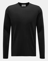 Mey Rundhals-Longsleeve schwarz Schwarz