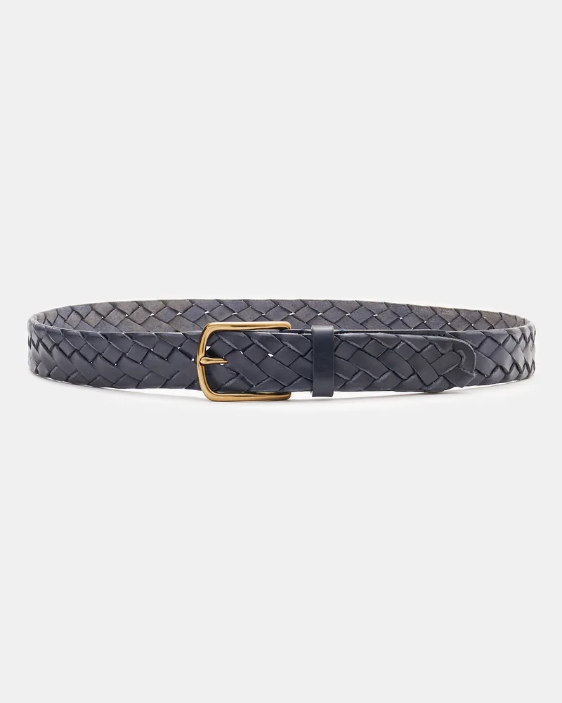 Officine Creative Italia Herren - Flechtgürtel navy Navy