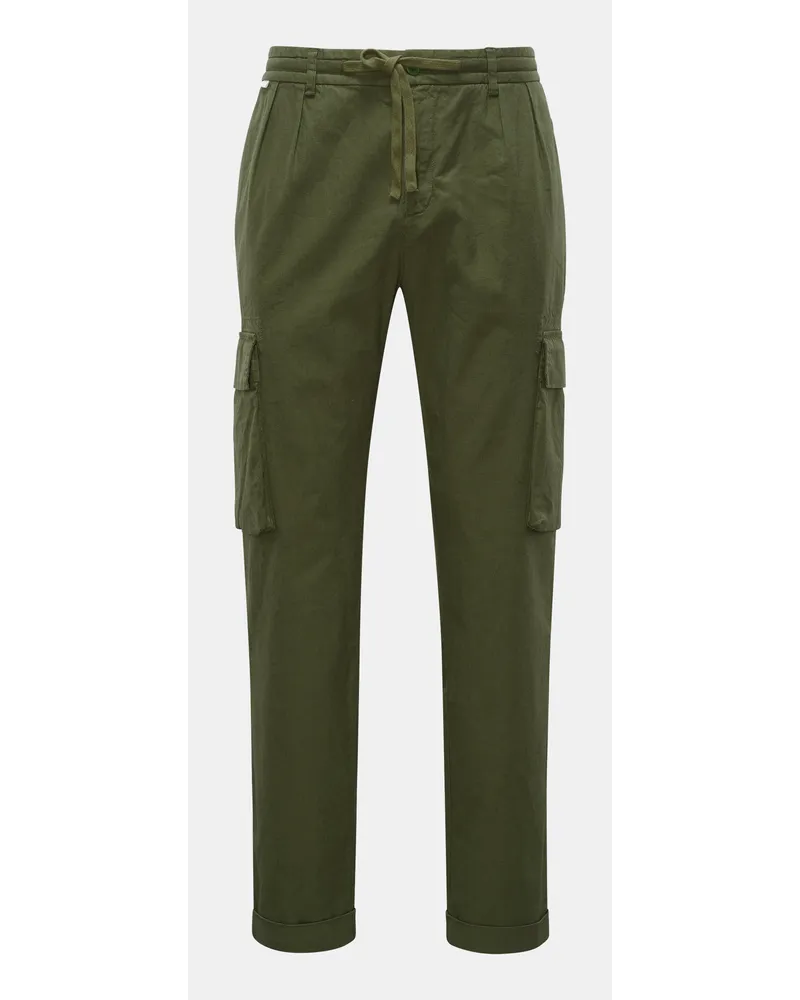 04651/ Cargo-Joggpants 'Linen Travel Cargo Pants' oliv Oliv