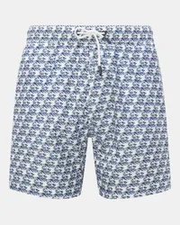 04651/ Badeshorts 'Neptun Swim' weiß/navy Navy