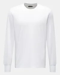 Tom Ford Longsleeve weiß Weiß