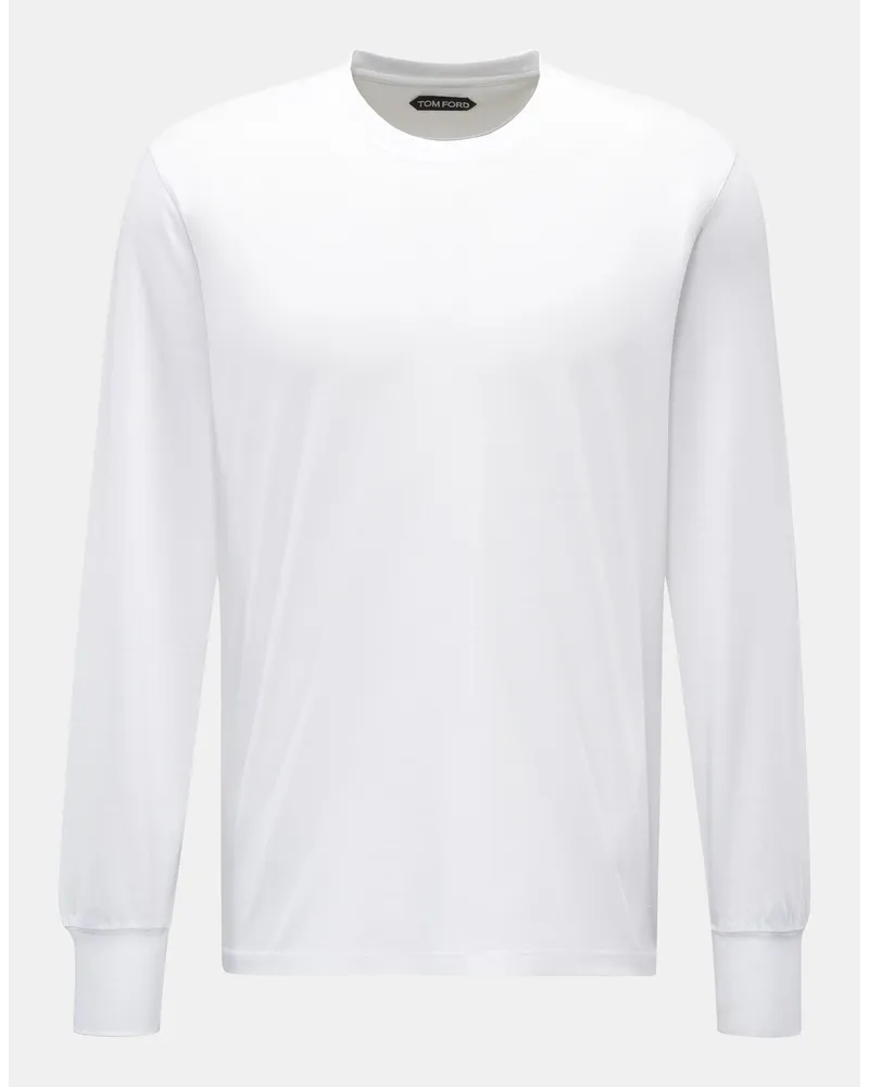 Tom Ford Longsleeve weiß Weiß