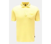 Leinen-Poloshirt gelb