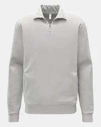 04651/ Sweat-Troyer 'Quarter Zip' grau Grau