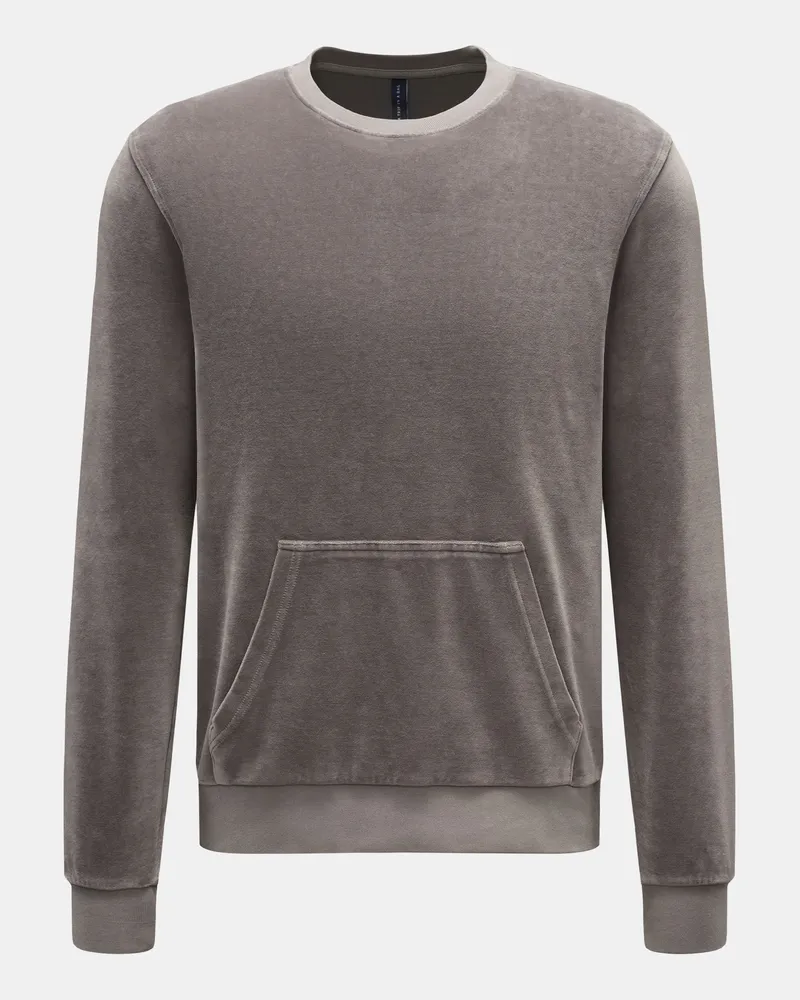 04651/ Herren - Nicki-Rundhalspullover 'Nicki Crew' grau Grau