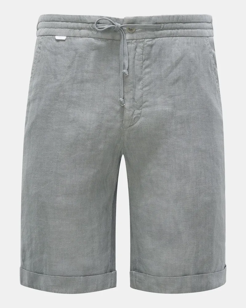 04651/ Herren - Leinen-Bermudas 'Linen Bermuda' grau Grau