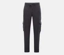 Herren - Leinen Cargo-Jogpants 'Linen Cargo' anthrazit