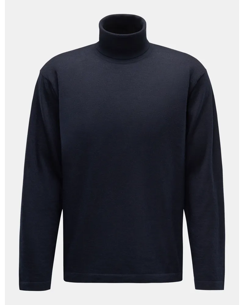 Lisa Yang Cashmere Rollkragenpullover dark navy Dark