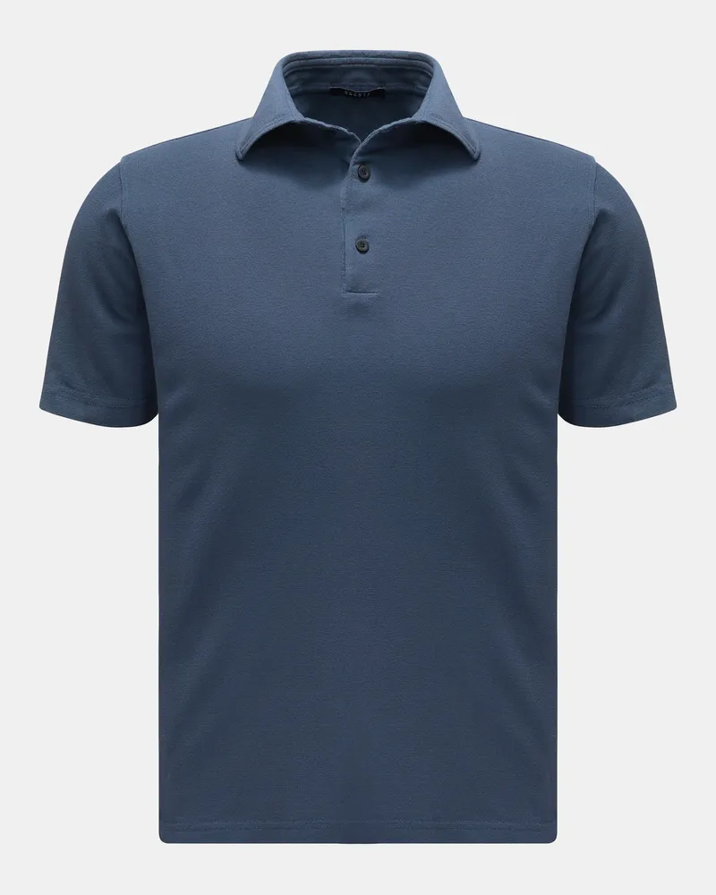 04651/ Herren - Piqué-Poloshirt 'Breeze' graublau Graublau
