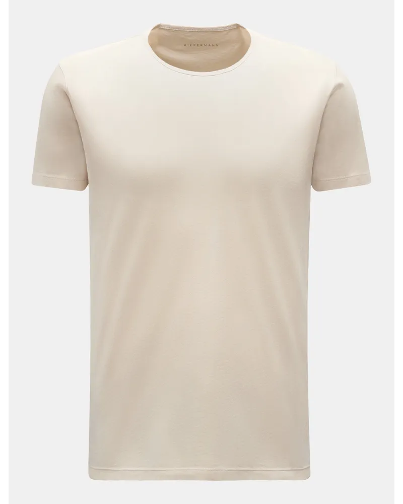 KIEFERMANN Rundhals-T-Shirt 'Lio' sand Sand