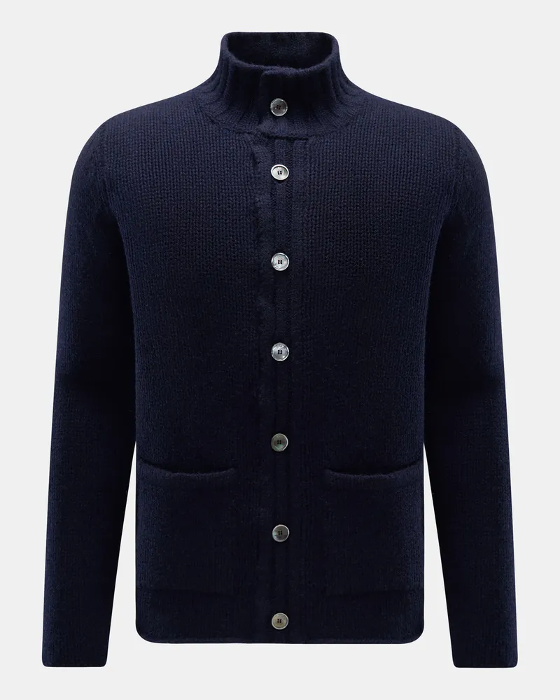 04651/ Cashmere Cardigan navy