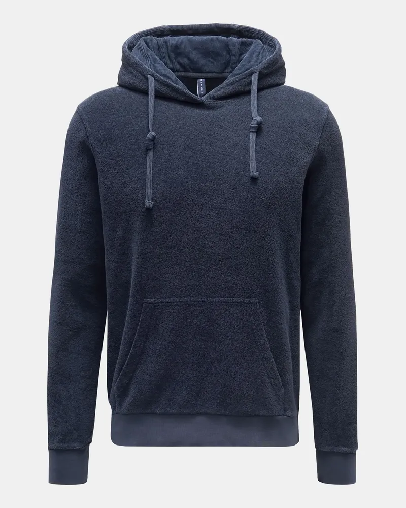 04651/ Herren - Frottee-Kapuzenpullover navy Navy