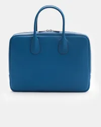 Valextra Aktentasche 'MyLogo Laptop Bag' blau Blau