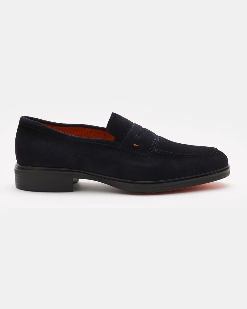 Santoni Herren - Penny Loafer navy Navy
