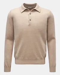 von BRAUN Cashmere Strickpolo beige Beige