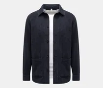 Herren - Frottee-Overshirt 'Terry Jacket' navy