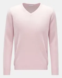 BRAUN Hamburg Kaschmirpullover mit V-Ausschnitt rosé Rosé