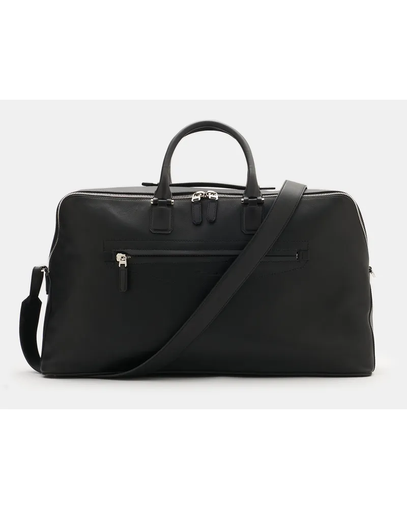 Santoni Weekender schwarz Schwarz