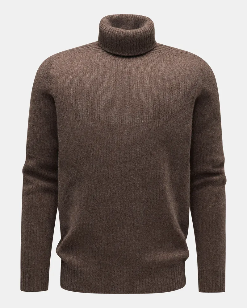 04651/ Herren - Rollkragenpullover 'Blended Turtle' graubraun Graubraun