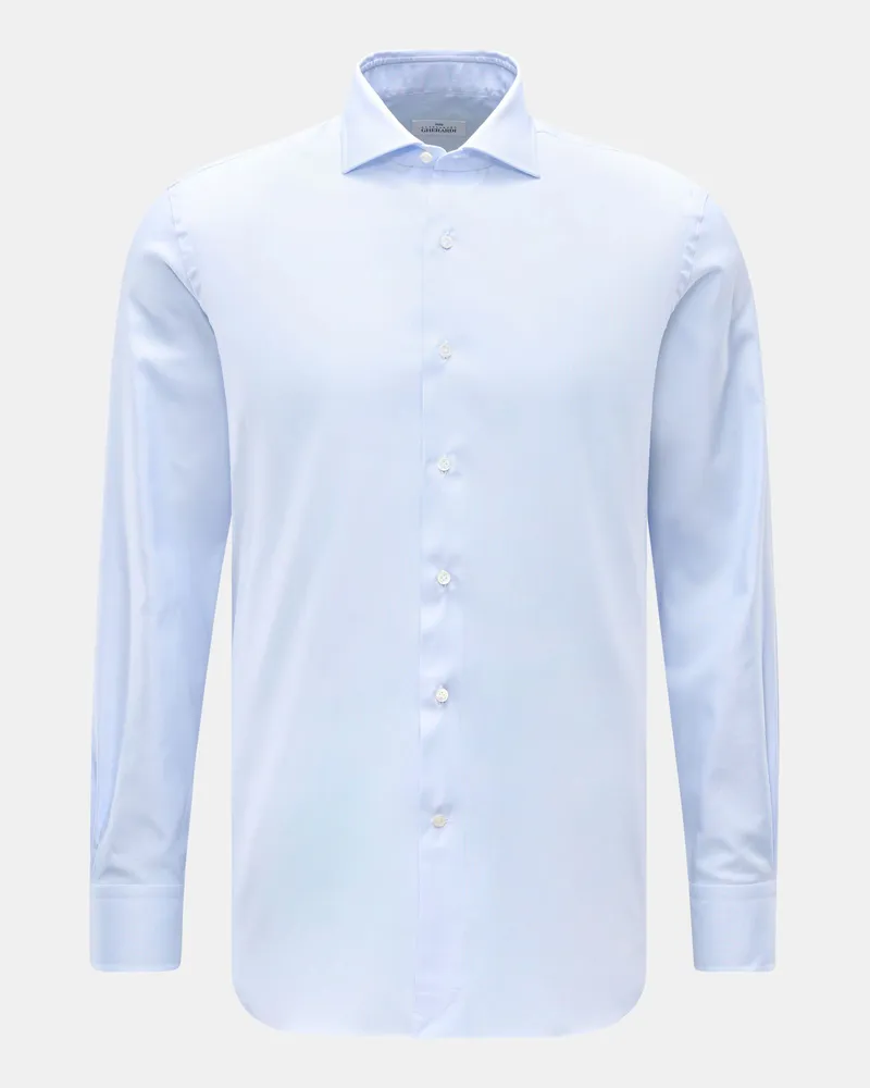 Gherardi Herren - Business Hemd Haifisch-Kragen hellblau Hellblau